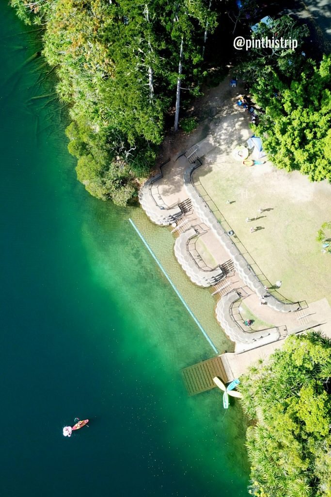 Lake Eacham Cairns Australia Drone Photo