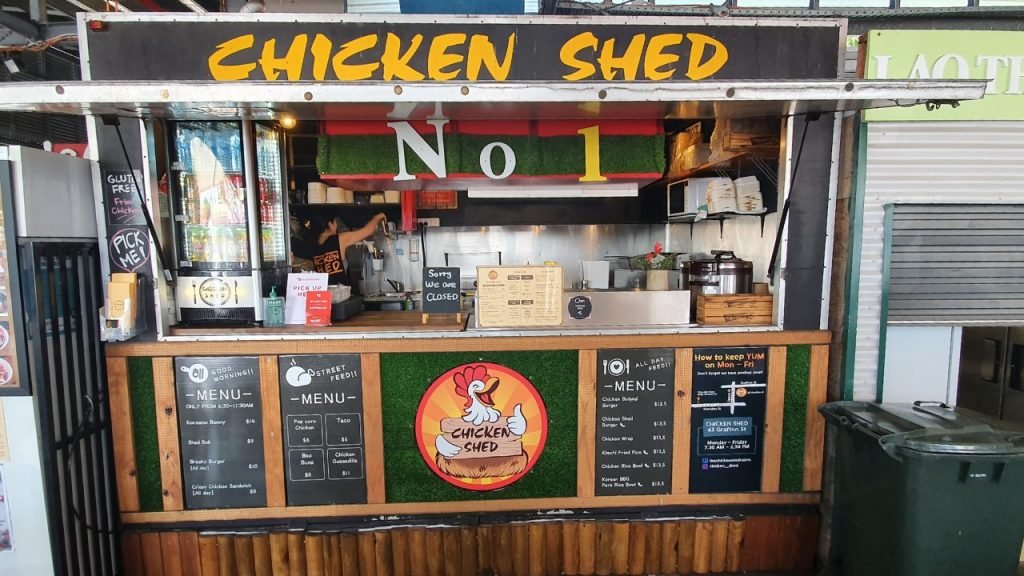 Chicken Shed Korean Chicken Food Vendor at Rusty's Markets in Cairns